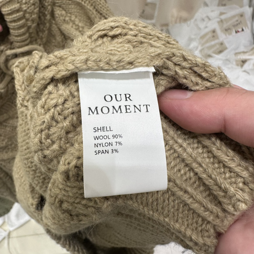 OURMOMENT韓國直郵㊣女裝新品職業熱賣25秋冬時尚真品休閑毛衣OURMOMENT毛衣