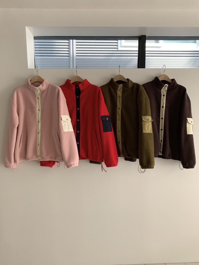 LOVE MY SANTA東大門㊣直郵女士新款休閑真品25秋冬夾克抓絨Santa/LOVE MY SANTA夾克