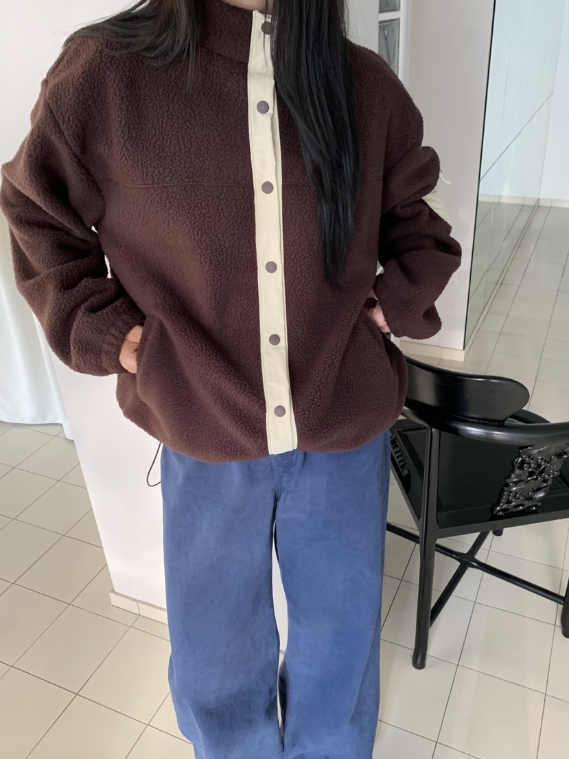 LOVE MY SANTA東大門㊣直郵女士新款休閑真品25秋冬夾克抓絨Santa/LOVE MY SANTA夾克圖色4