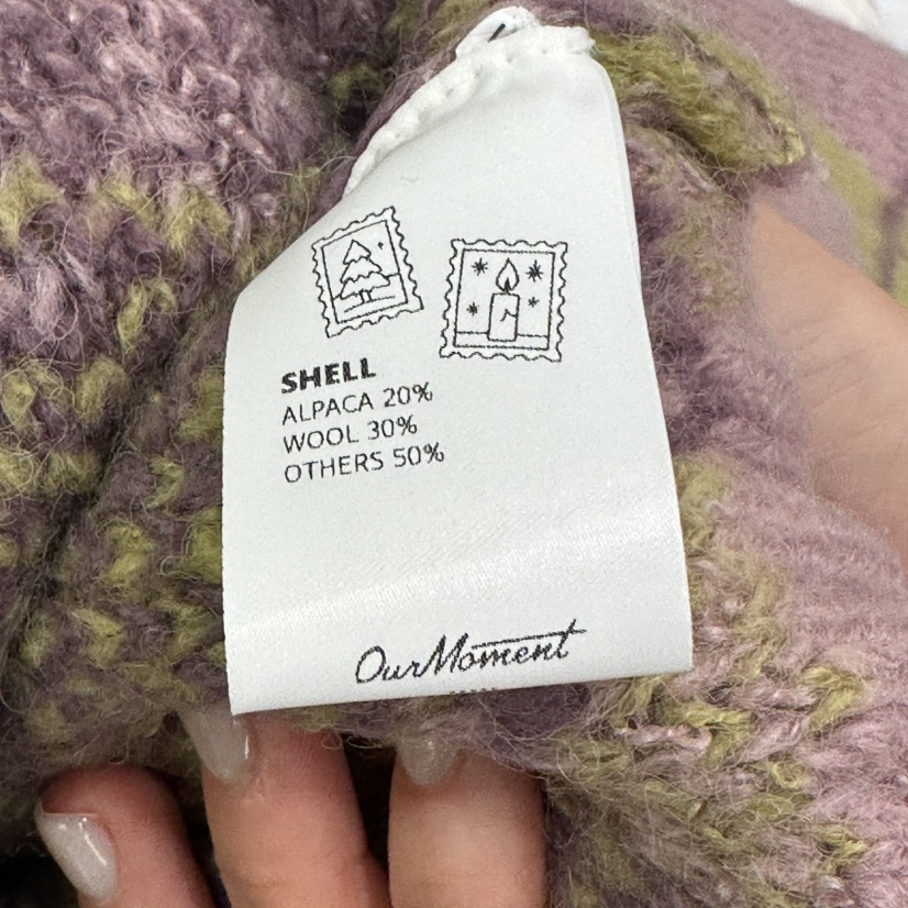 OURMOMENT韓國代購㊣女裝新品推薦職業熱賣25秋冬真品時尚毛衣OURMOMENT毛衣