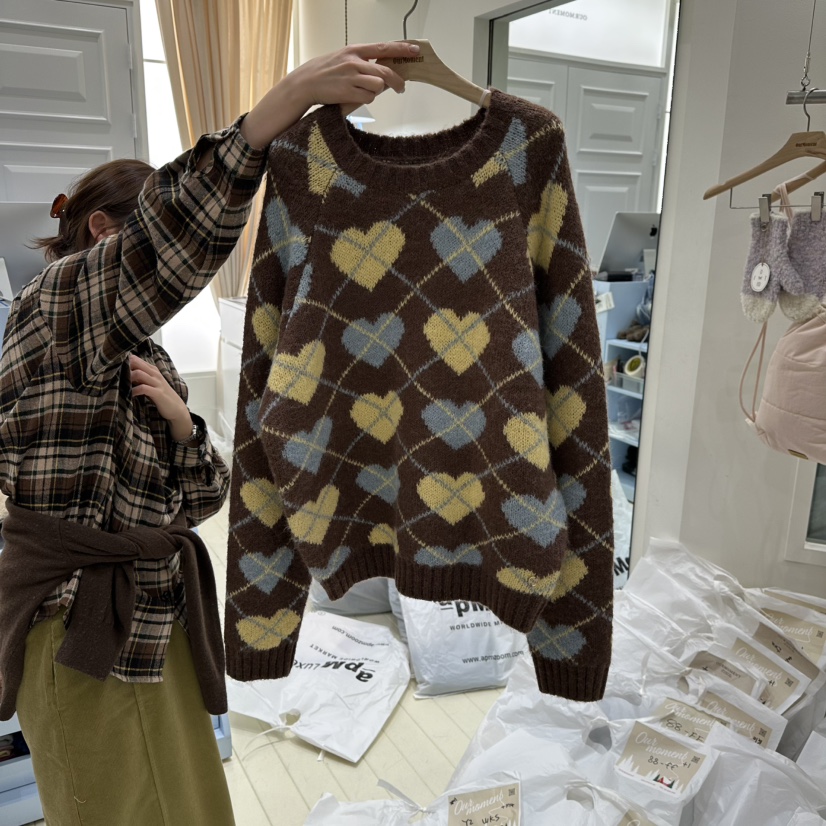 OURMOMENT韓國代購㊣女裝新品推薦職業熱賣25秋冬真品時尚毛衣OURMOMENT毛衣圖色3