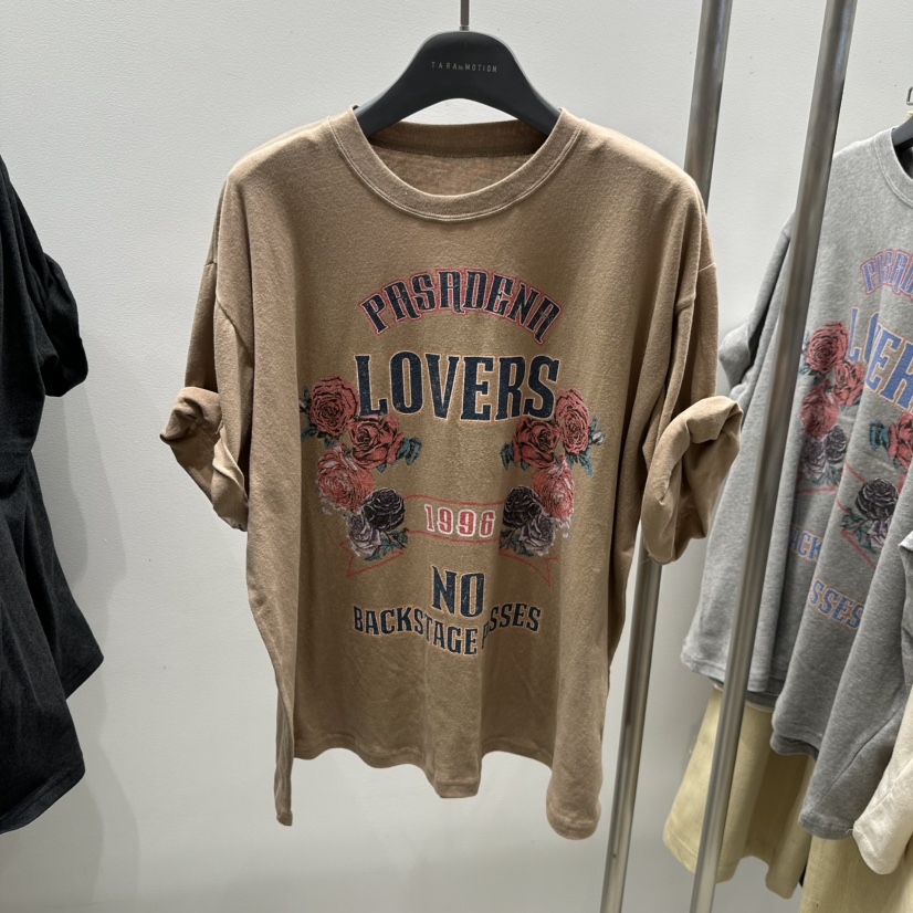 TARABY MOTION東大門㊣實拍女士新品時尚人氣25秋冬職業T恤TARABY MOTIONT恤圖色1