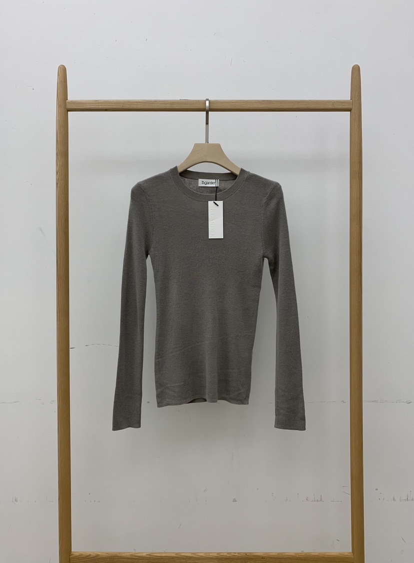 B_GARDER東大門㊣實拍女士新品25秋冬推薦時尚休閑熱賣長袖T恤B.GARDER長袖T恤圖色2