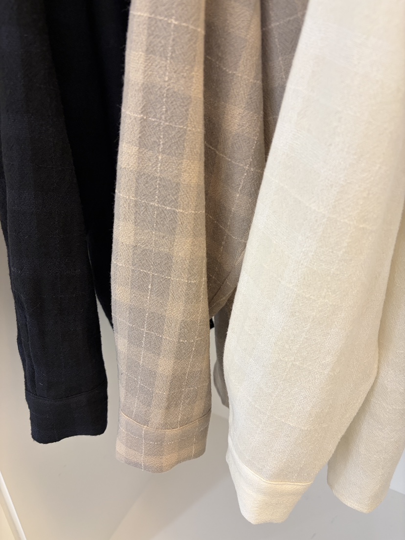 NORMAL東大門㊣直郵女裝新款人氣職業推薦襯衫蕾絲衫羊毛格紋NORMAL襯衫/蕾絲衫