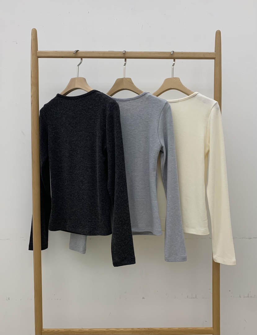 B_GARDER東大門㊣代購女裝新款人氣時尚真品25秋冬長袖T恤假兩件B.GARDER長袖T恤