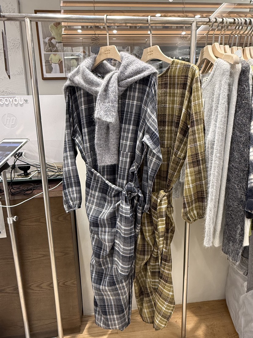 DE GO YOU東大門㊣代購女士新品人氣25秋冬時尚真品連衣裙DE GO YOU連衣裙