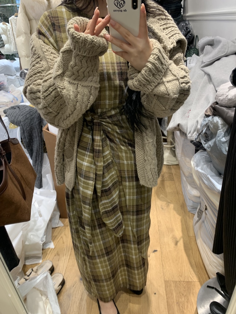 DE GO YOU東大門㊣代購女士新品人氣25秋冬時尚真品連衣裙DE GO YOU連衣裙