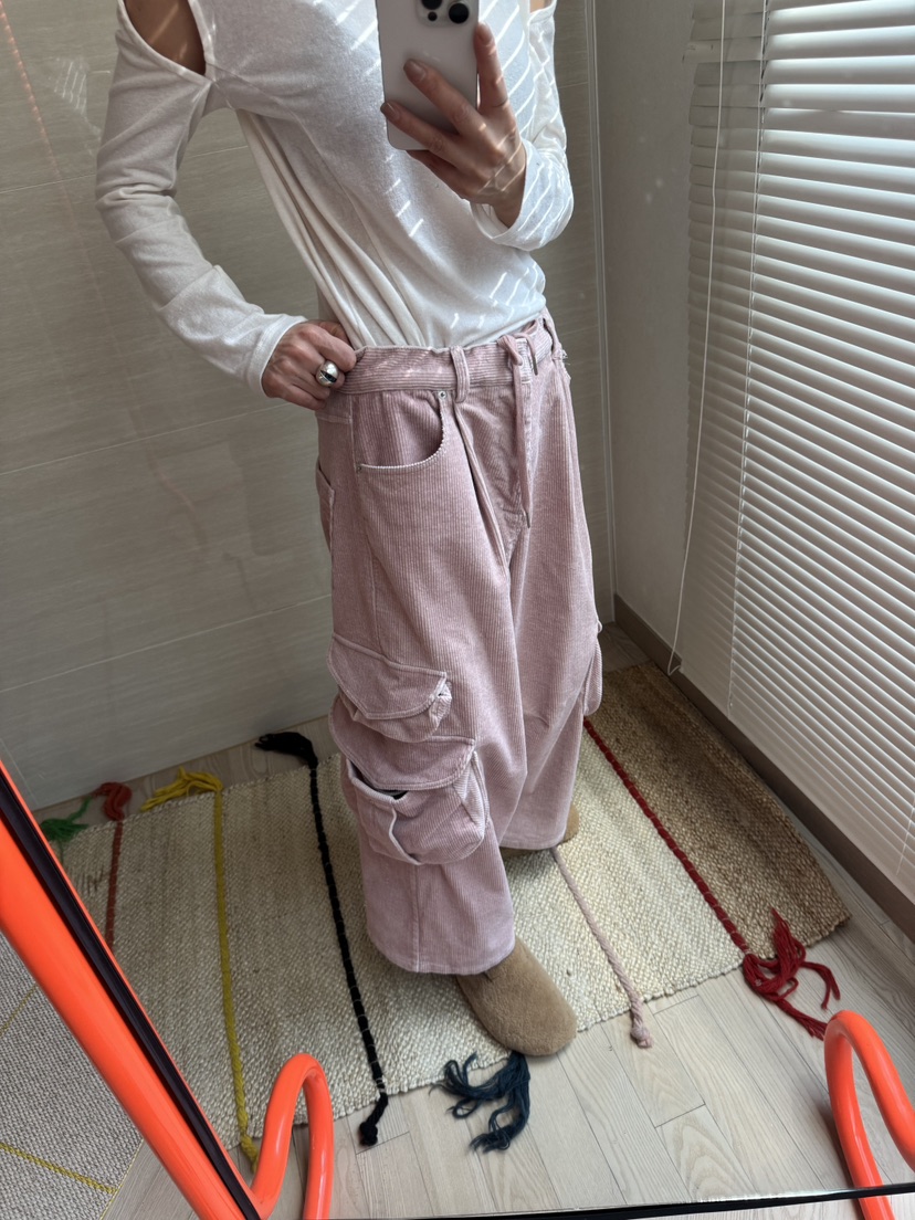 FRANC—L東大門㊣直郵女士新款25秋冬休閑時尚人氣休閑褲口袋FRANC休閑褲