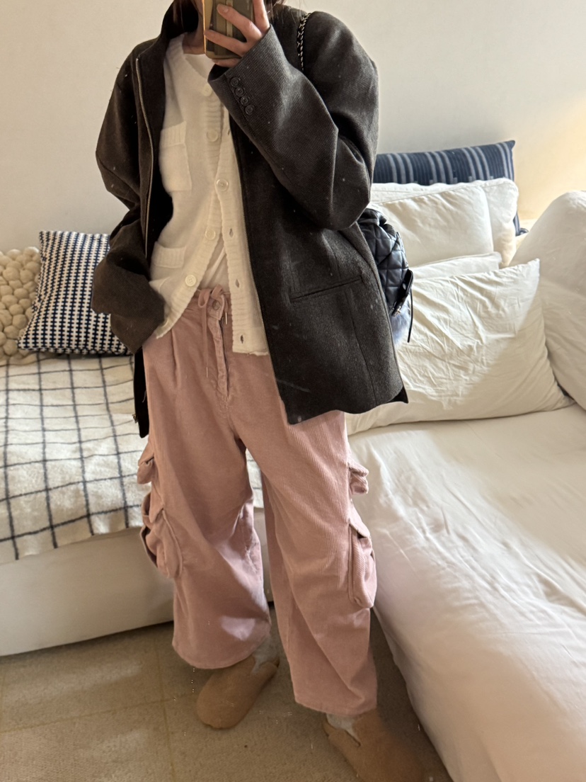 FRANC—L東大門㊣直郵女士新款25秋冬休閑時尚人氣休閑褲口袋FRANC休閑褲