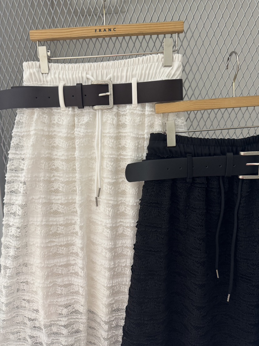 FRANC—L韓國代購㊣女士新品休閑推薦25秋冬熱賣長裙不含腰帶FRANC長裙