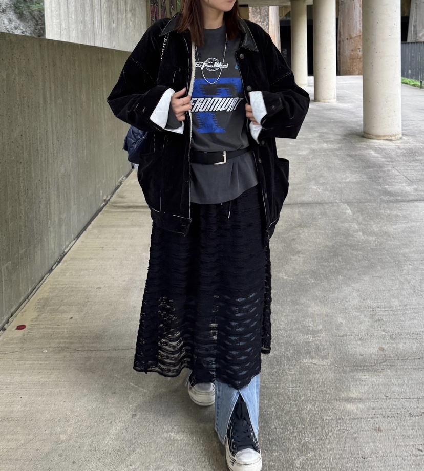 FRANC—L韓國代購㊣女士新品休閑推薦25秋冬熱賣長裙不含腰帶FRANC長裙