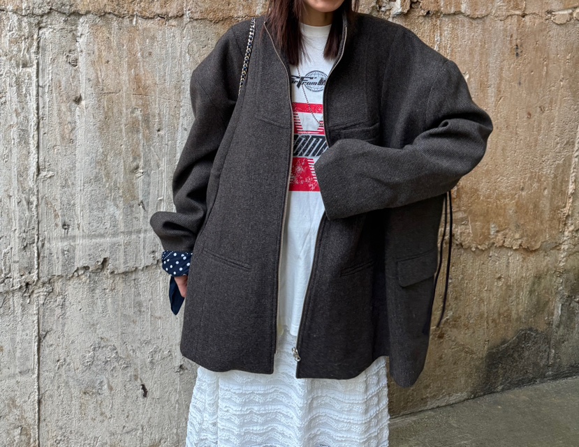 FRANC—L東大門㊣實拍女士新款職業休閑真品人氣時尚短款大衣FRANC短款大衣