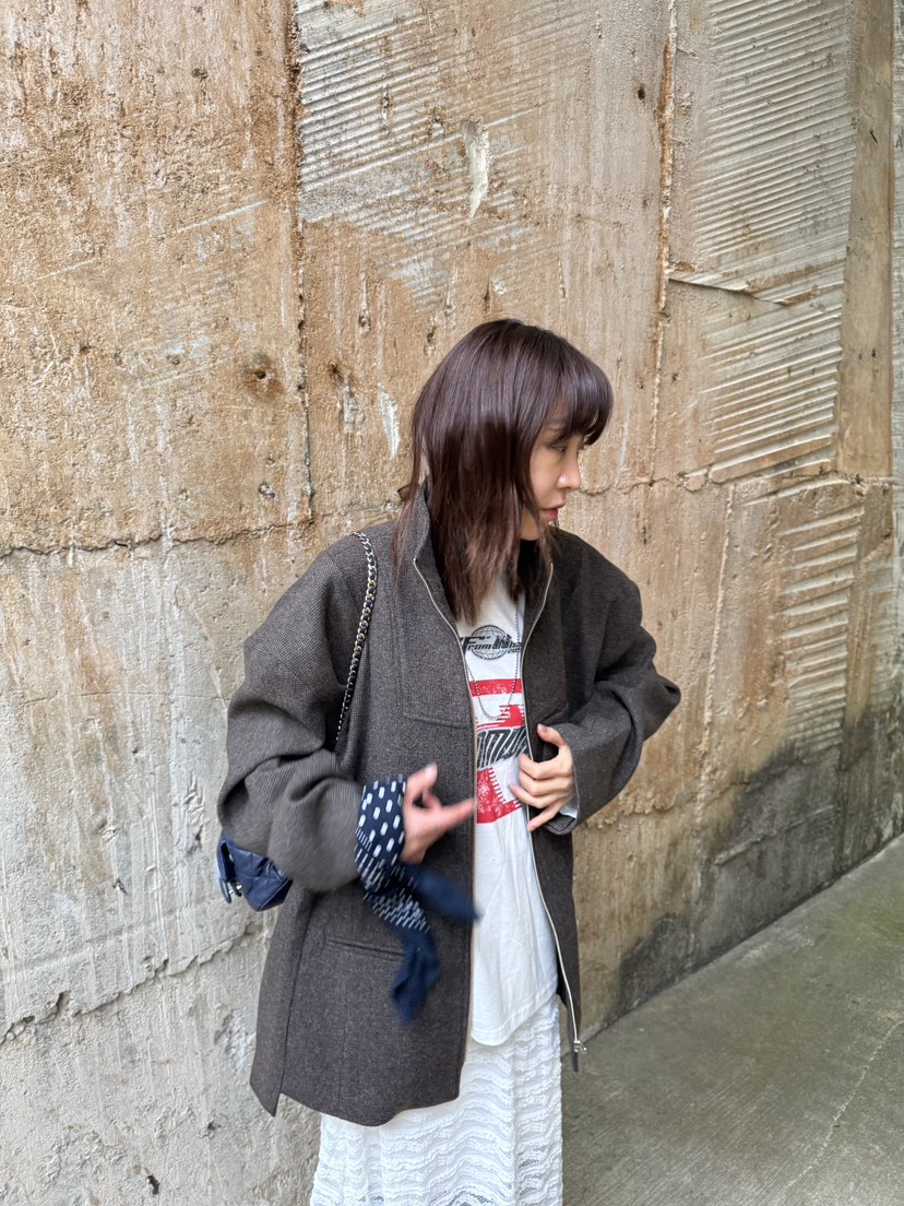 FRANC—L東大門㊣實拍女士新款職業休閑真品人氣時尚短款大衣FRANC短款大衣