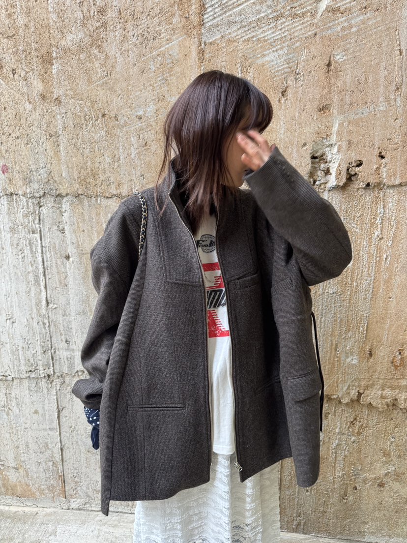 FRANC—L東大門㊣實拍女士新款職業休閑真品人氣時尚短款大衣FRANC短款大衣圖色1