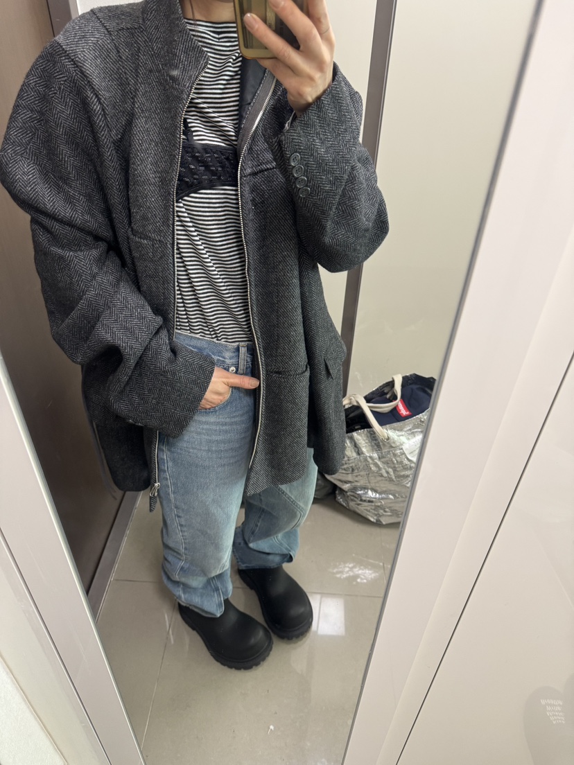 FRANC—L東大門㊣實拍女士新款職業休閑真品人氣時尚短款大衣FRANC短款大衣圖色2