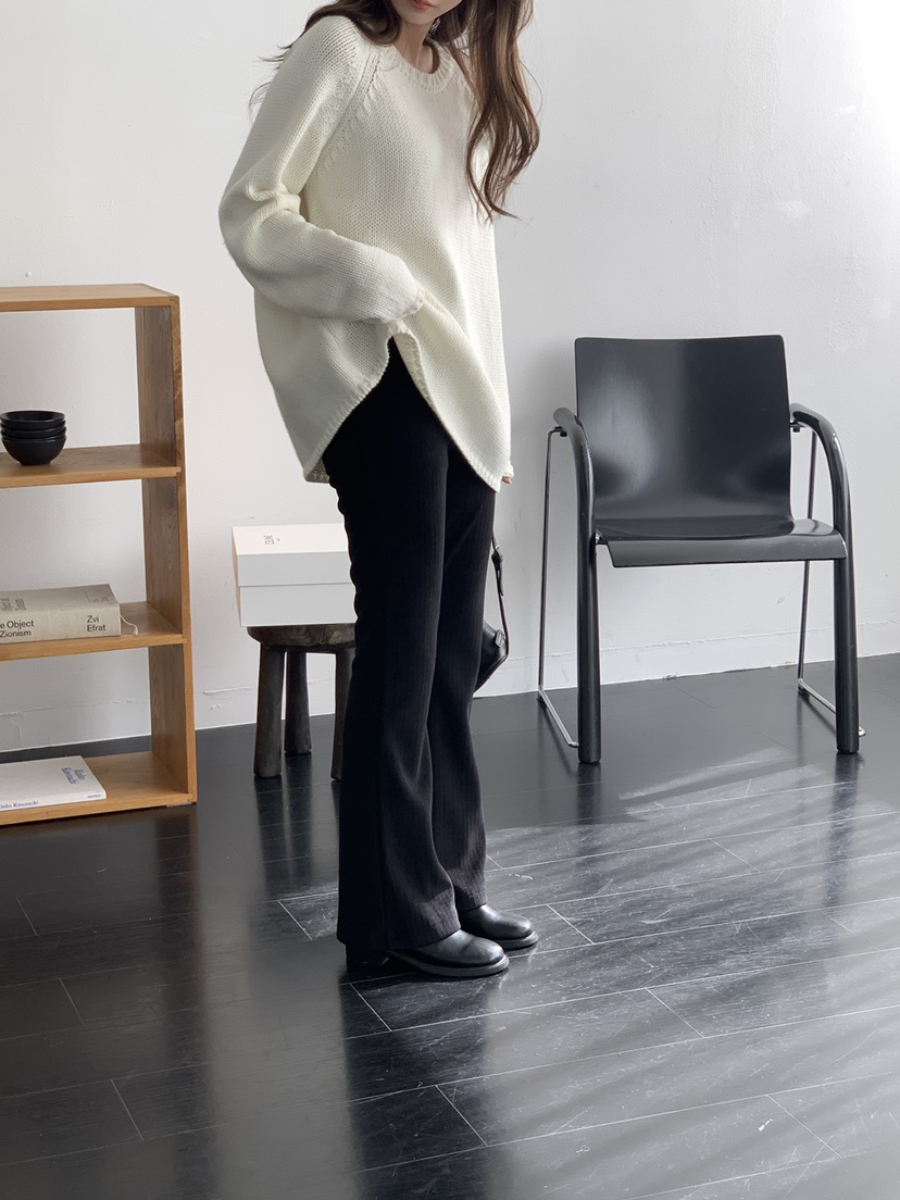 NOTICE韓國代購㊣女裝新品真品熱賣推薦人氣休閑褲燈芯絨喇叭NOTICE休閑褲