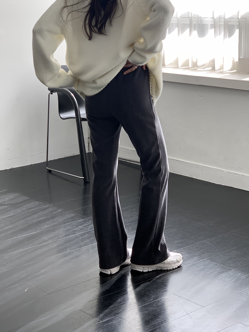 NOTICE韓國代購㊣女裝新品真品熱賣推薦人氣休閑褲燈芯絨喇叭NOTICE休閑褲