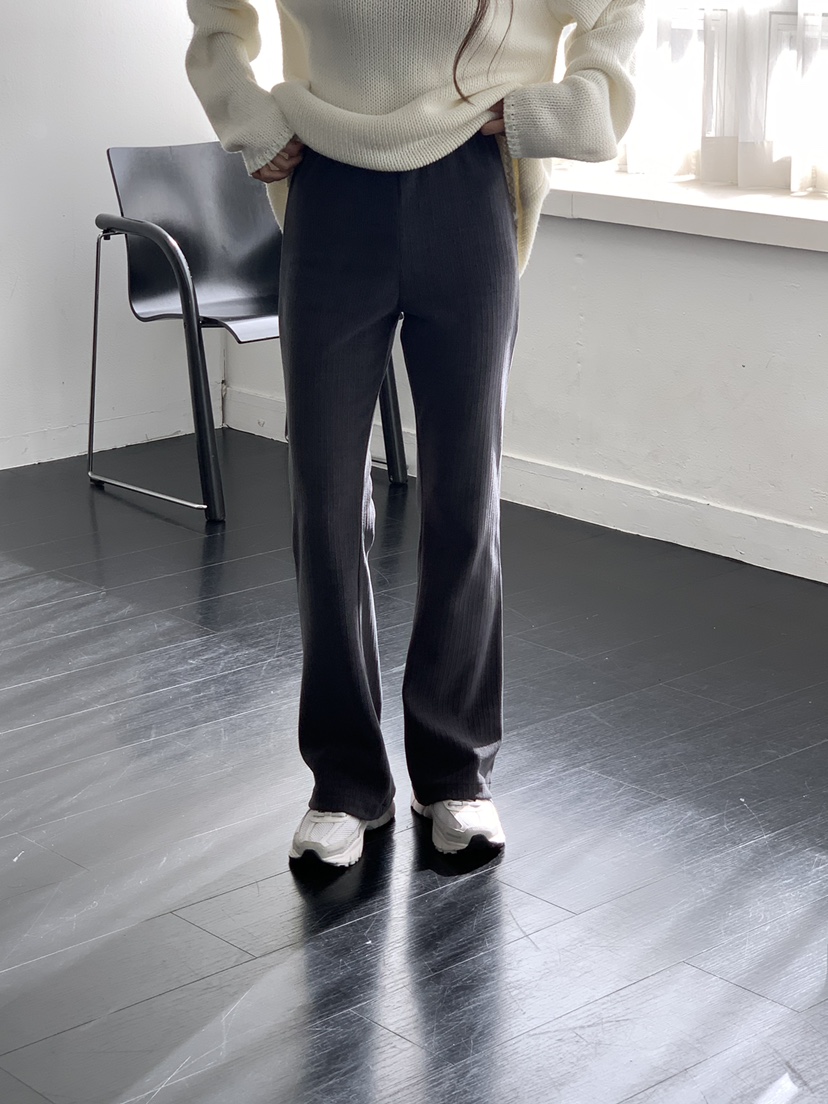 NOTICE韓國代購㊣女裝新品真品熱賣推薦人氣休閑褲燈芯絨喇叭NOTICE休閑褲