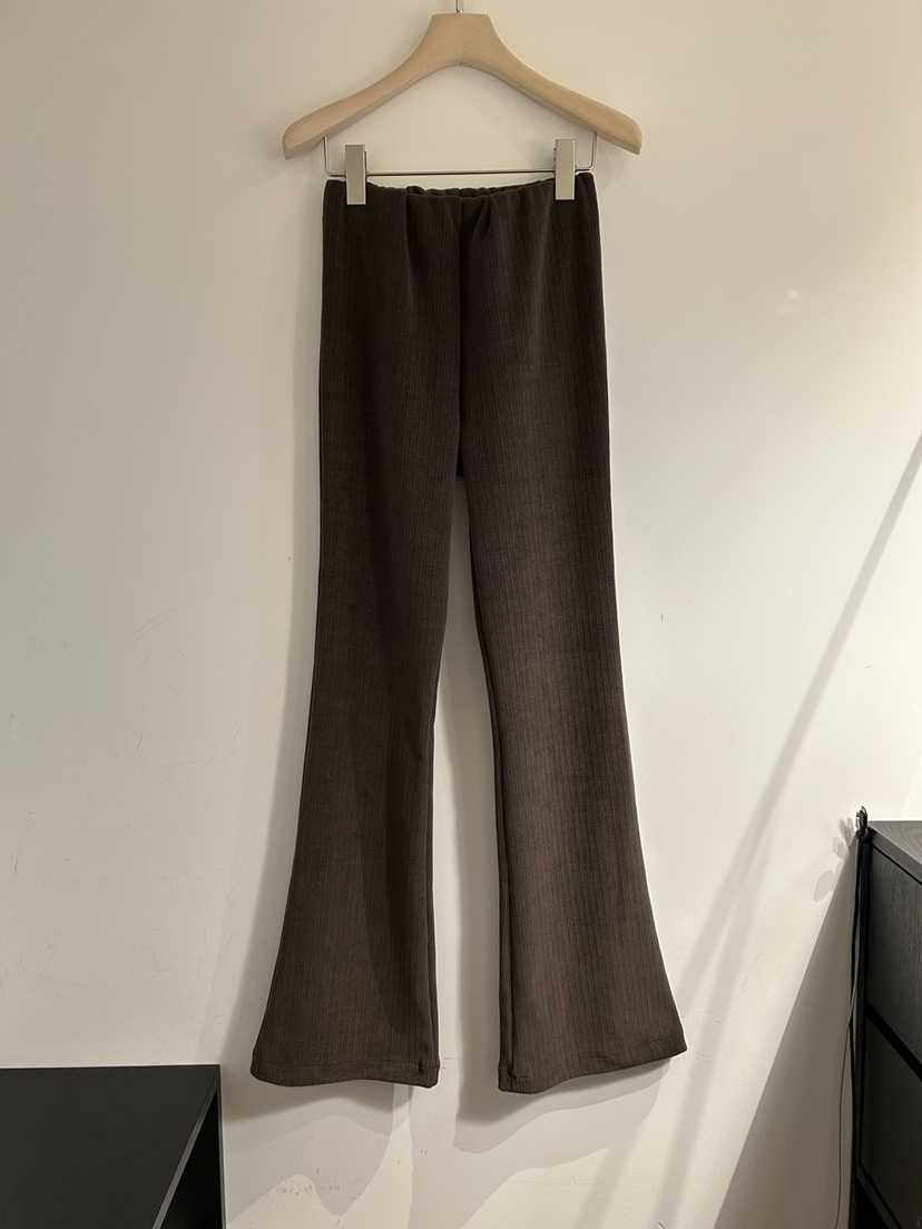 NOTICE韓國代購㊣女裝新品真品熱賣推薦人氣休閑褲燈芯絨喇叭NOTICE休閑褲圖色3