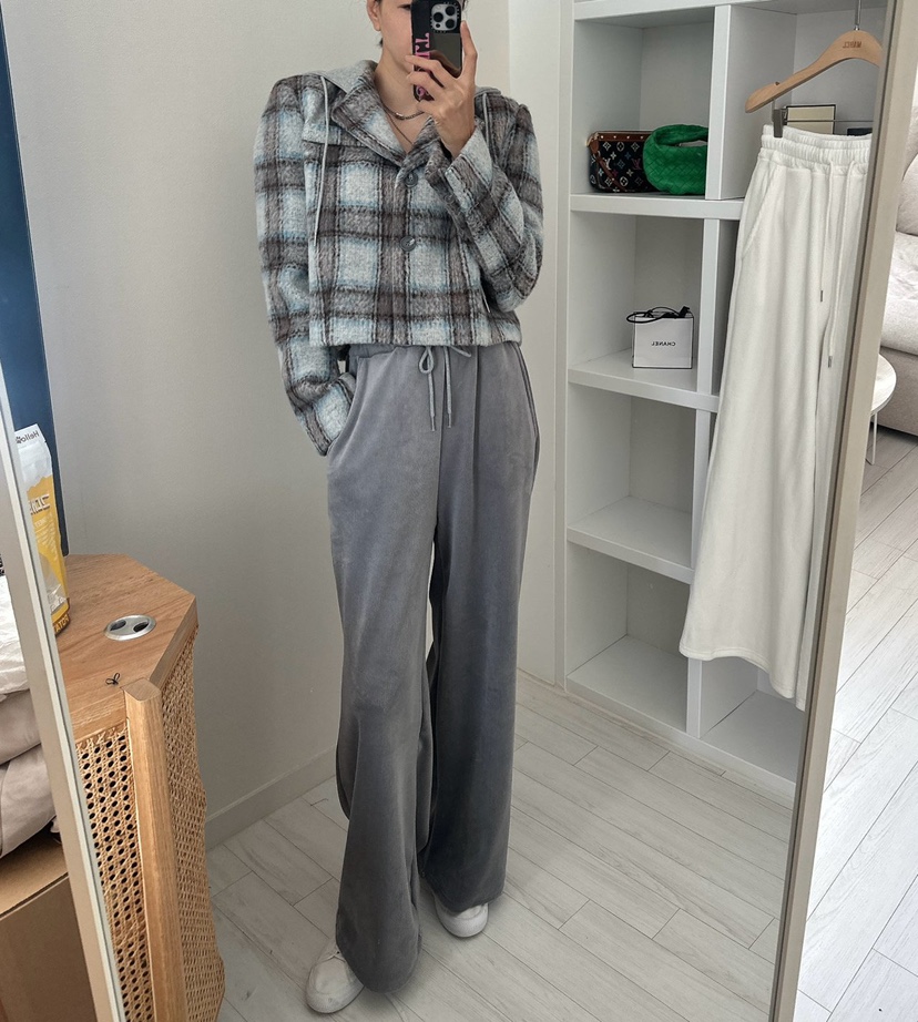 SOUIT韓國代購㊣女士新品推薦25秋冬熱賣職業休閑夾克羊毛連帽SOUIT by mabel-L夾克