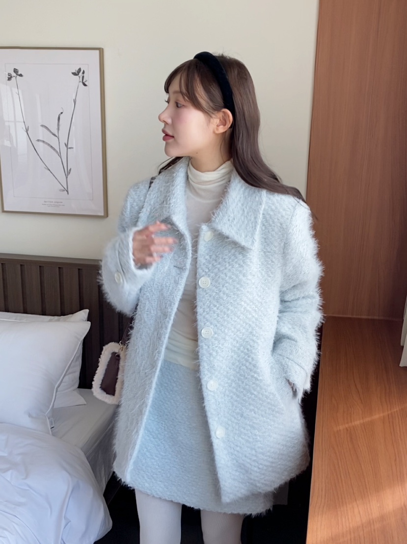 N BROWN東大門㊣實拍女裝新款職業人氣真品中長款大衣含腰帶N BROWN中長款大衣