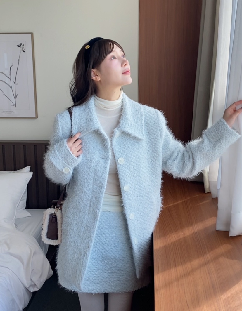 N BROWN東大門㊣實拍女裝新款職業人氣真品中長款大衣含腰帶N BROWN中長款大衣