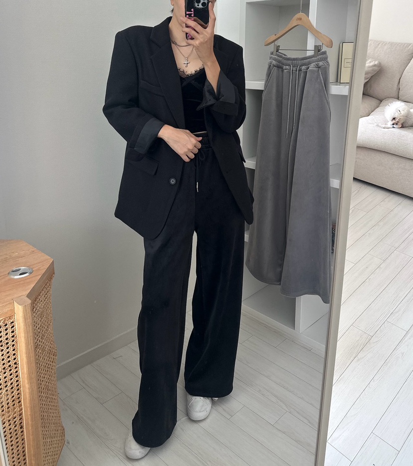 SOUIT東大門㊣代購女士新款職業熱賣真品25秋冬推薦時尚休閑褲SOUIT by mabel-L休閑褲