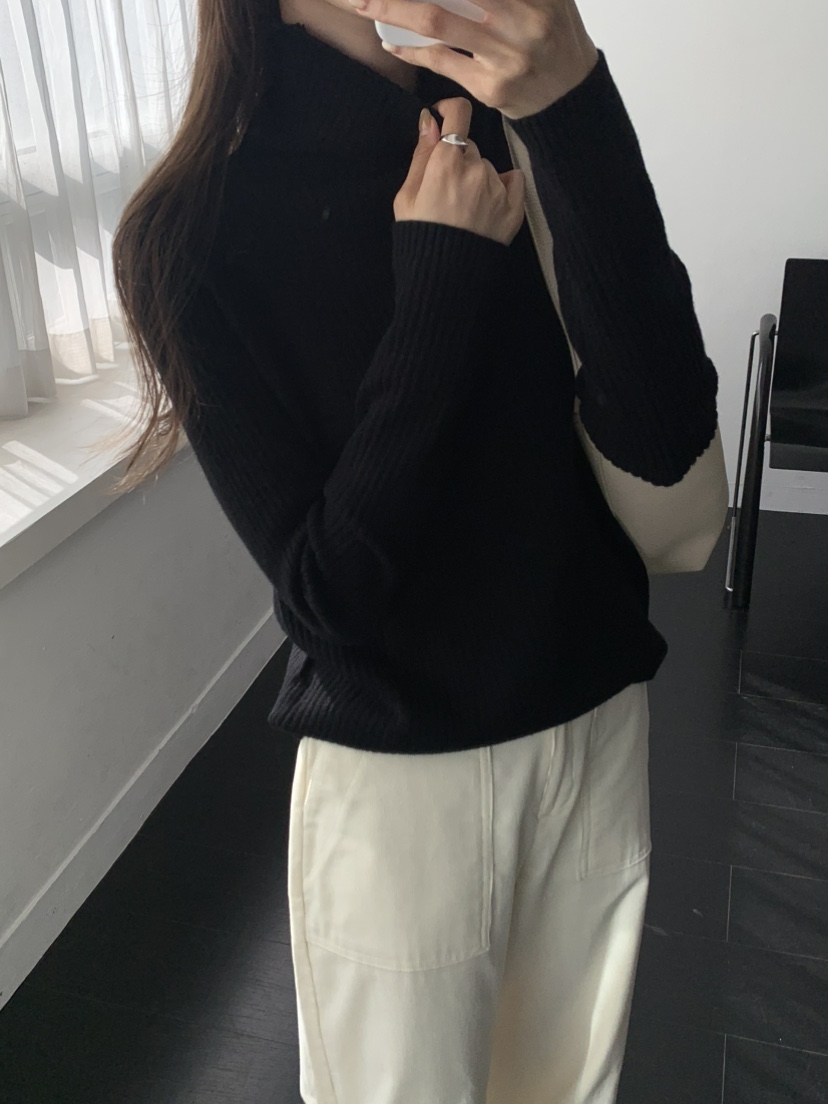 NOTICE韓國代購㊣女士新款推薦時尚25秋冬人氣休閑真品毛衣NOTICE毛衣