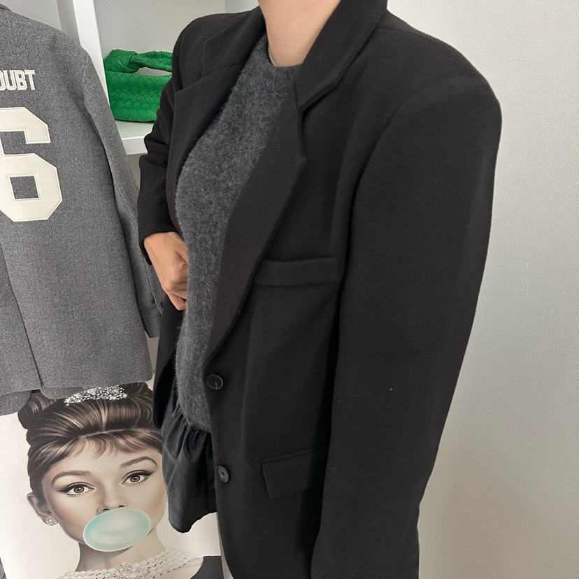 SOUIT東大門㊣實拍女裝新品熱賣25秋冬人氣真品休閑推薦夾克SOUIT by mabel-L夾克