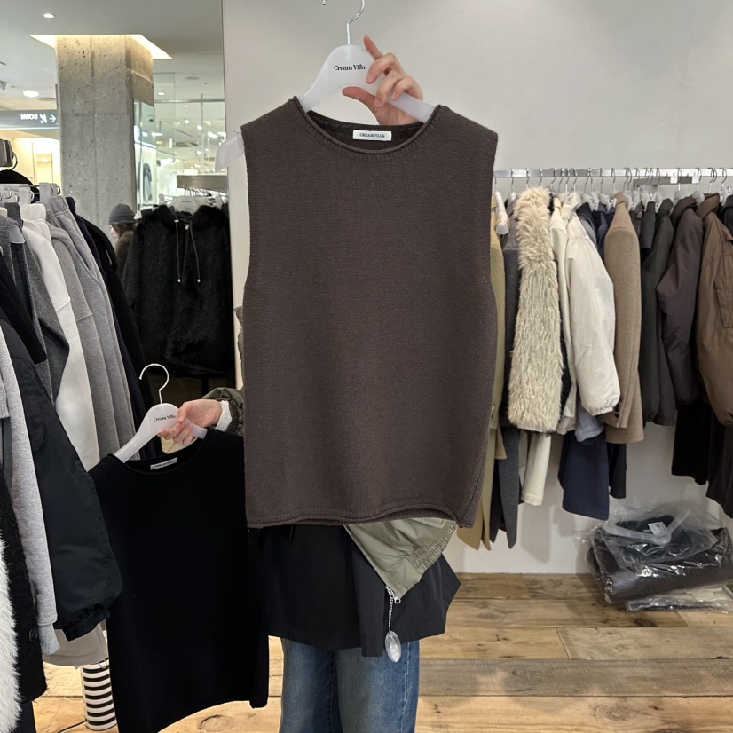 CREAM VILLA韓國代購㊣女士新品熱賣吊帶背心CREAMVILLA吊帶/背心圖色3