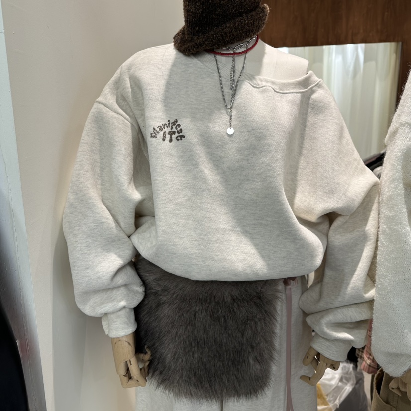 BUCKLE韓國直郵㊣女裝新品真品人氣推薦時尚25秋冬衛衣加絨BUCKLE衛衣