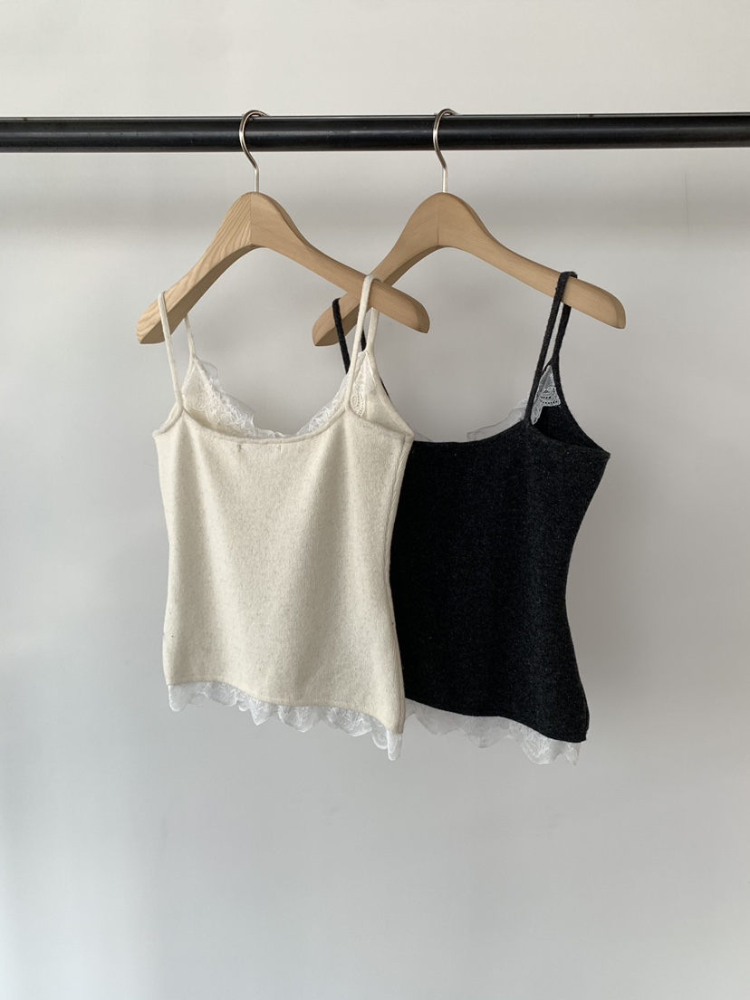 UNDERSON東大門㊣直郵女士新款真品職業熱賣休閑吊帶背心蕾絲UNDERSON吊帶/背心