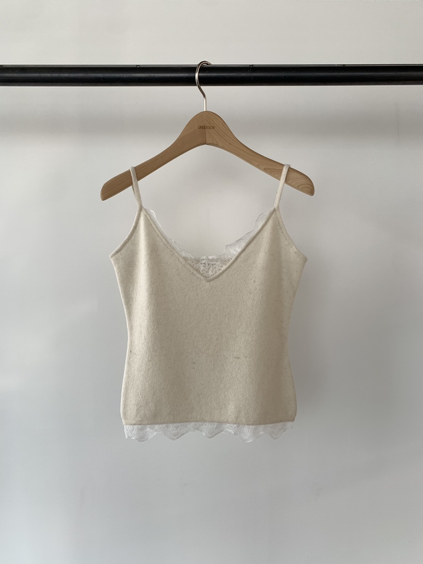 UNDERSON東大門㊣直郵女士新款真品職業熱賣休閑吊帶背心蕾絲UNDERSON吊帶/背心圖色1