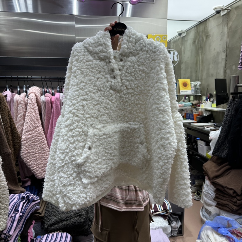 RUNWAY-런웨이東大門㊣實拍女裝新品25秋冬推薦休閑夾克抓絨RUNWAY夾克圖色1