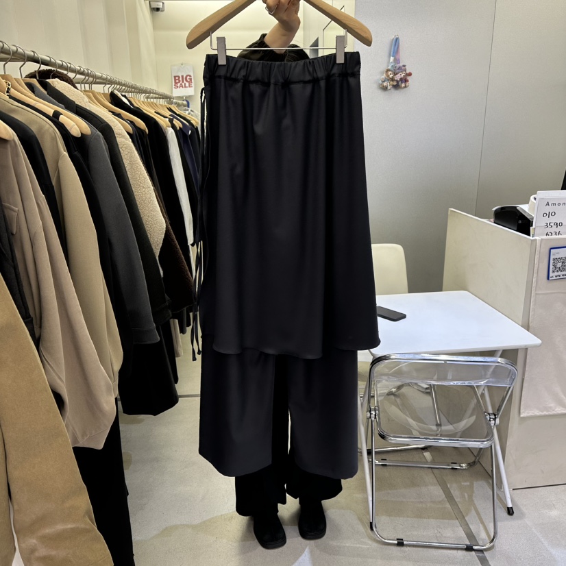 AMON韓國直郵㊣女裝新款推薦25秋冬真品職業休閑人氣熱賣裙褲AMON裙褲