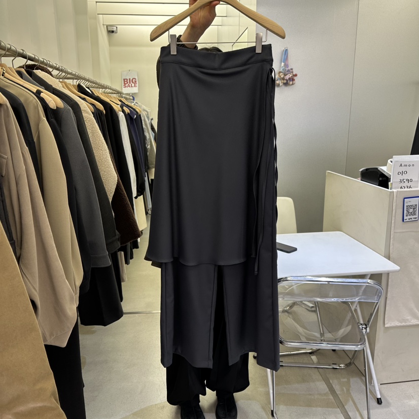 AMON韓國直郵㊣女裝新款推薦25秋冬真品職業休閑人氣熱賣裙褲AMON裙褲圖色1