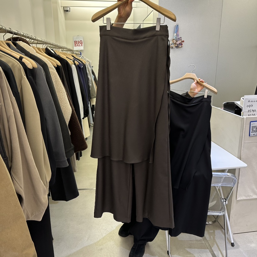 AMON韓國直郵㊣女裝新款推薦25秋冬真品職業休閑人氣熱賣裙褲AMON裙褲圖色2