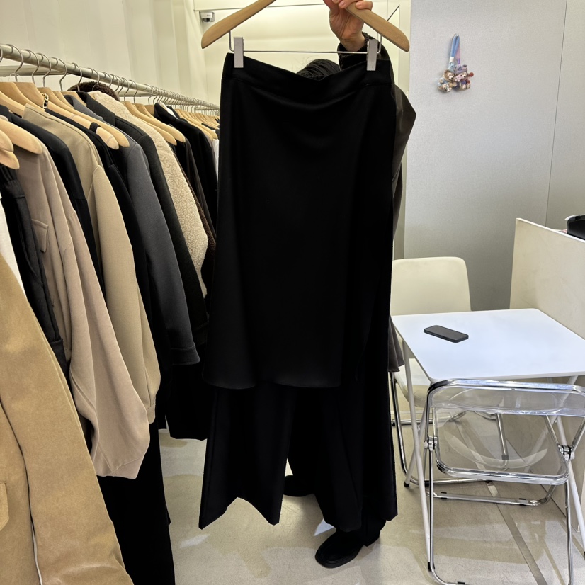 AMON韓國直郵㊣女裝新款推薦25秋冬真品職業休閑人氣熱賣裙褲AMON裙褲圖色3