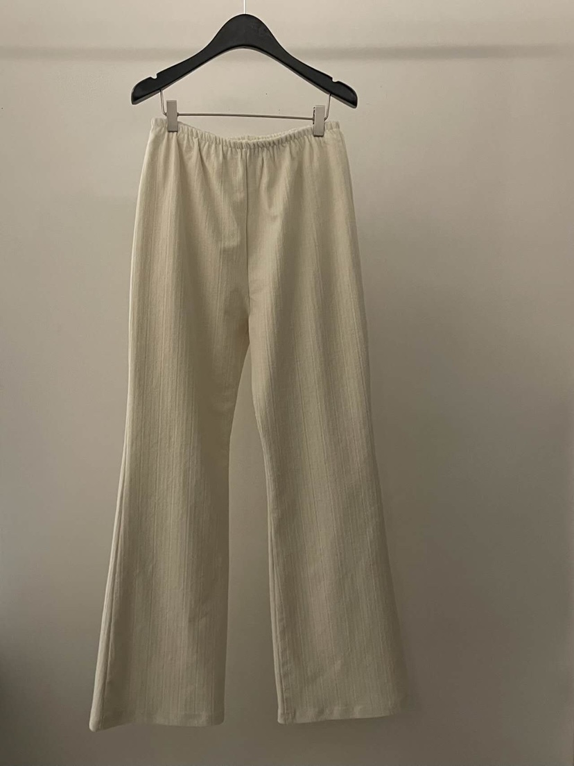 FLAT GARDEN/LA MUETTE/JAMIESTONE東大門㊣代購女裝新款時尚休閑褲燈芯絨喇叭FLAT GARDEN/LA MUETTE/JAMIESTONE休閑褲圖色1