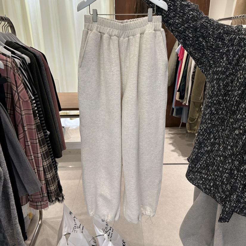 BUCKLE東大門㊣直郵女士新款職業人氣熱賣時尚推薦休閑褲加絨BUCKLE休閑褲圖色1