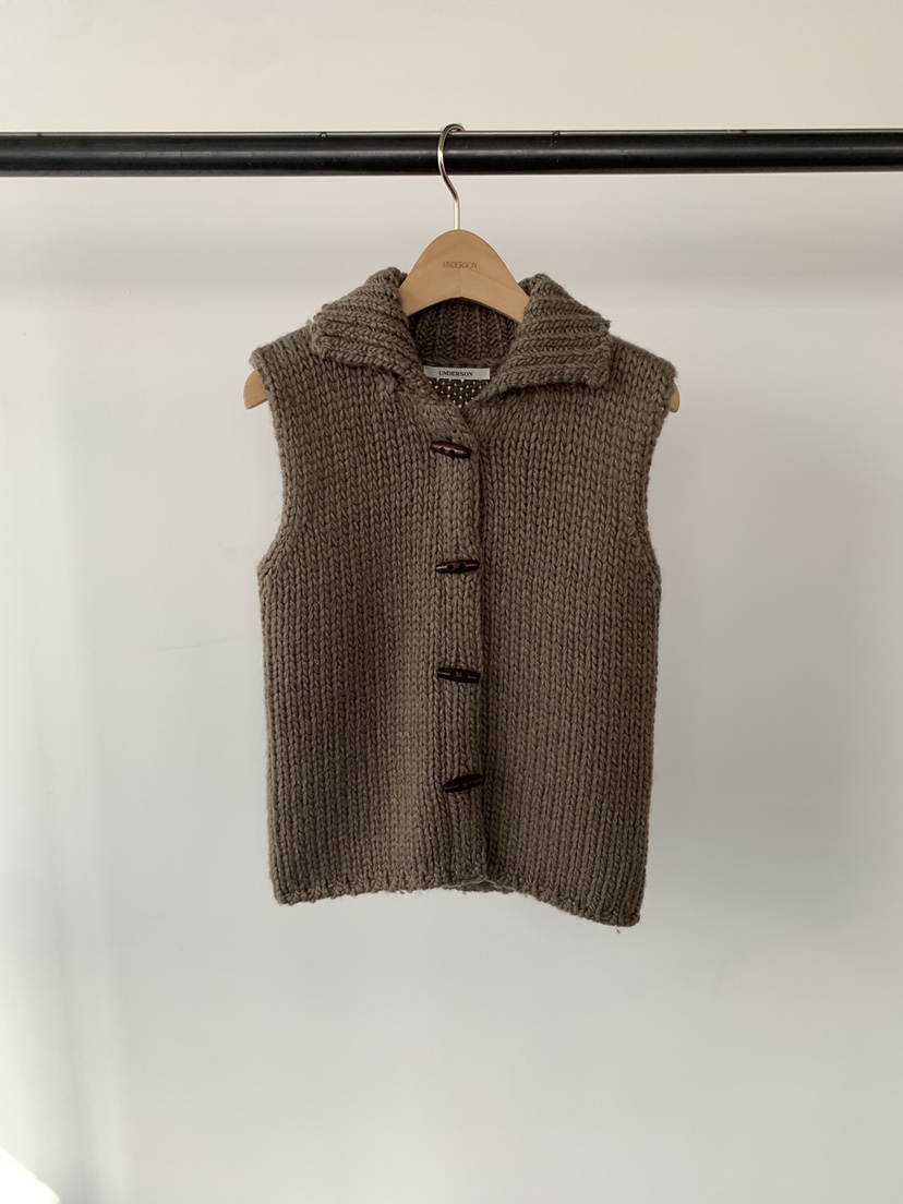 UNDERSON韓國直郵㊣女士新品推薦休閑25秋冬熱賣職業人氣馬甲UNDERSON馬甲圖色2