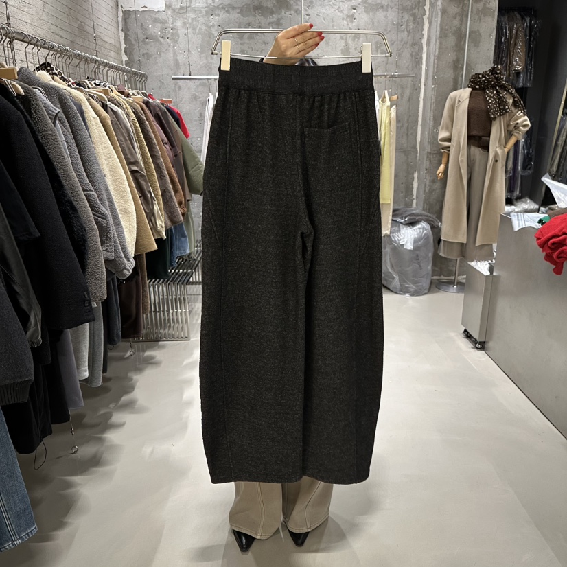 JUNI東大門㊣實拍女裝新款推薦真品熱賣25秋冬休閑褲拉鏈加絨my juni休閑褲