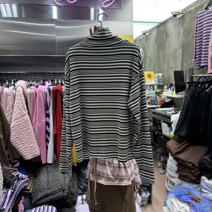 RUNWAY-런웨이東大門㊣直郵女裝新品熱賣25秋冬休閑長袖T恤RUNWAY長袖T恤