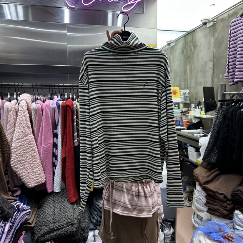 RUNWAY-런웨이東大門㊣直郵女裝新品熱賣25秋冬休閑長袖T恤RUNWAY長袖T恤圖色1