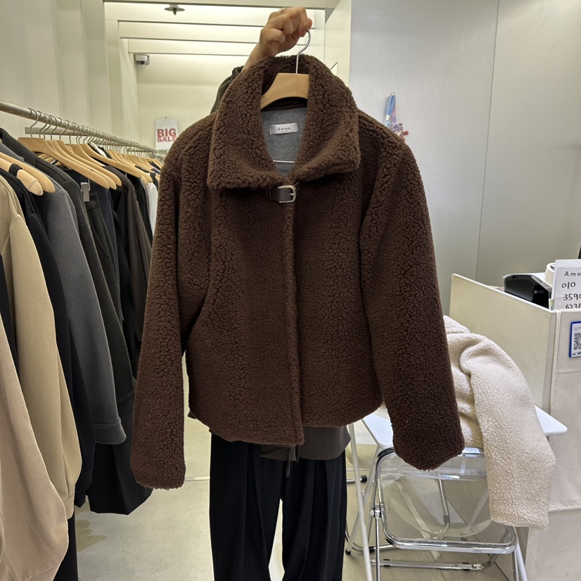 AMON東大門㊣直郵女裝新款真品人氣25秋冬休閑職業推薦夾克AMON夾克圖色2