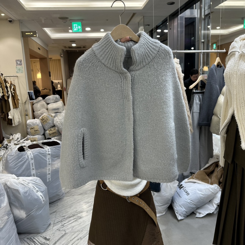 FOUNDATION韓國直郵㊣女裝新品熱賣人氣休閑職業25秋冬針織衫FOUNDATION針織衫圖色2