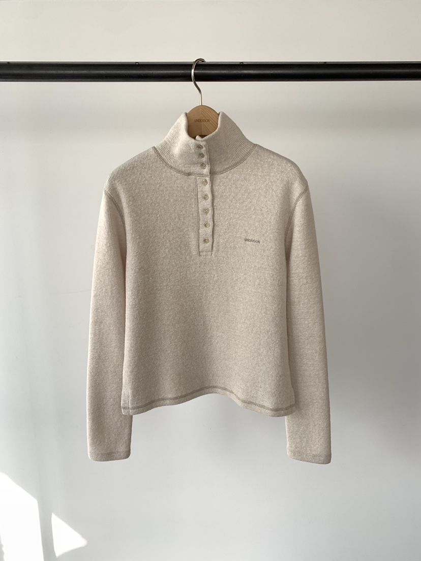 UNDERSON東大門㊣實拍女士新品25秋冬休閑職業真品時尚長袖T恤UNDERSON長袖T恤圖色1