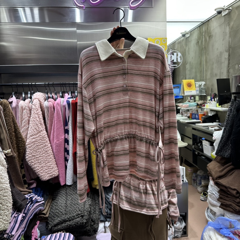 RUNWAY-런웨이韓國代購㊣女士新品25秋冬休閑真品推薦長袖T恤RUNWAY長袖T恤圖色1