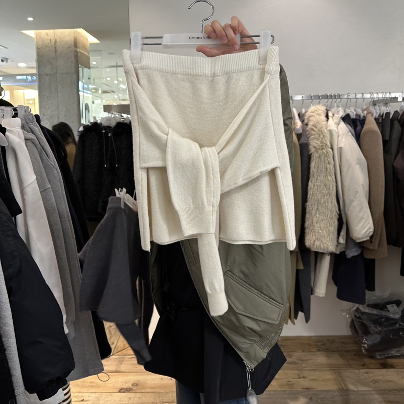 CREAM VILLA韓國直郵㊣女士新款時尚短裙CREAMVILLA短裙圖色1