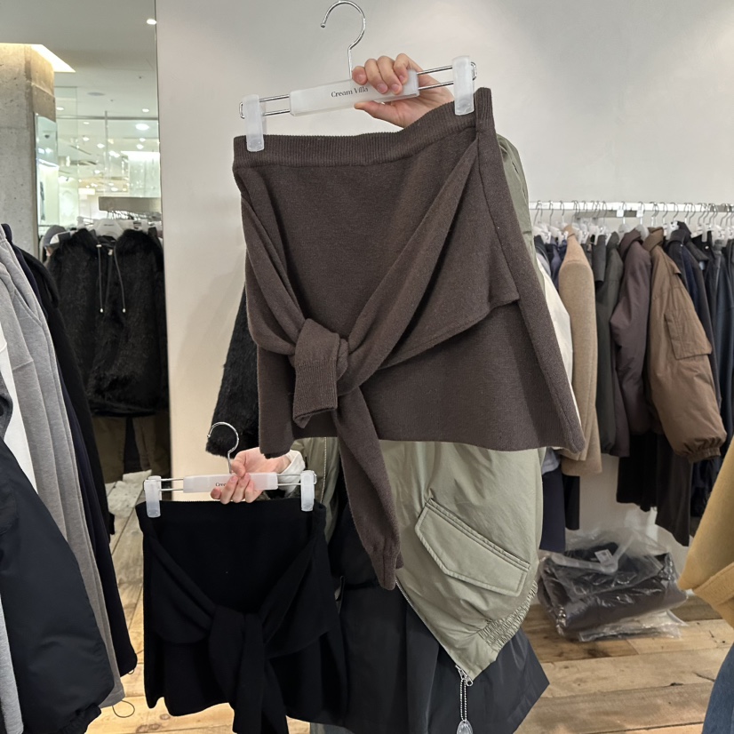 CREAM VILLA韓國直郵㊣女士新款時尚短裙CREAMVILLA短裙圖色3